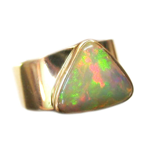 Bright Crystal Opal Ring