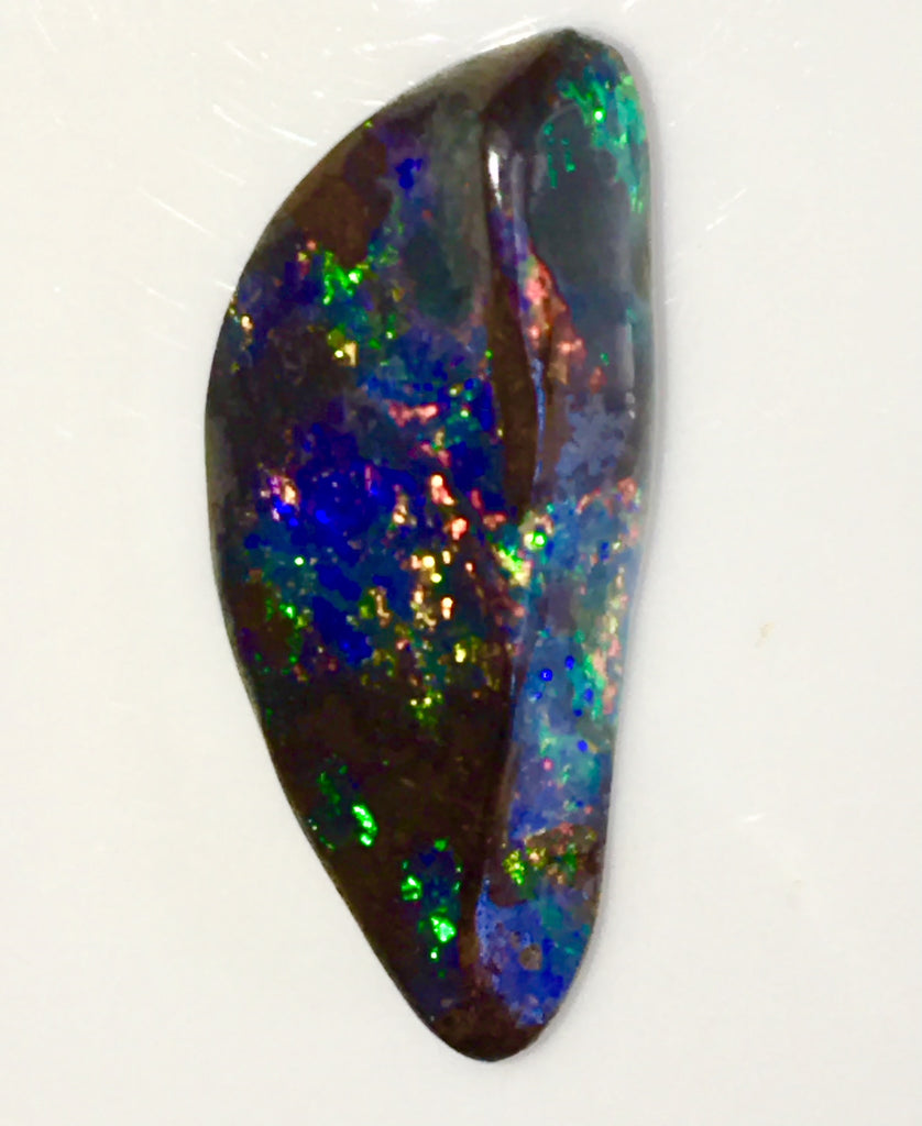 Multi Coloured solid boulder opal