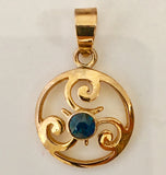 Blue Australian Saphire Pendant
