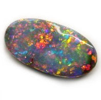 Brilliant Multi Coloured Opal