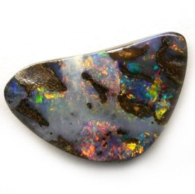 Unusual Multi Coloured Boulder Opal