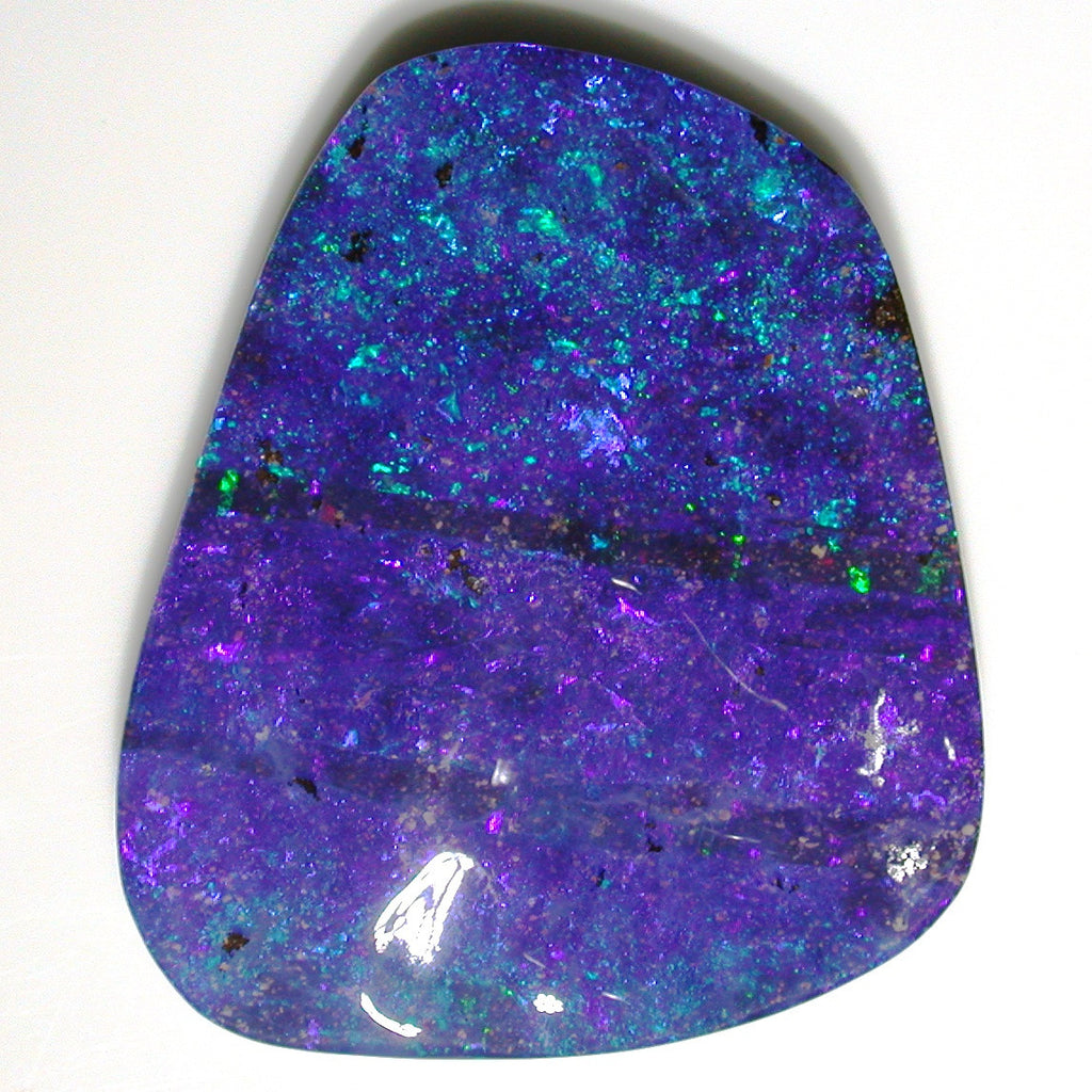 Blue, blue, green,Solid Boulder Opal