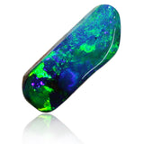 Green Blue Solid Boulder Opal