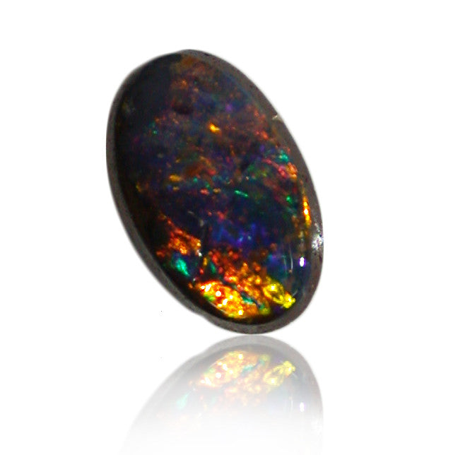 Orange Multi Colour Boulder Opal