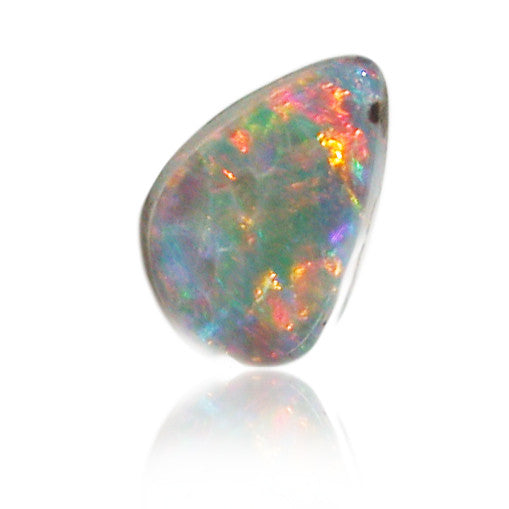 Orange Green Boulder Opal