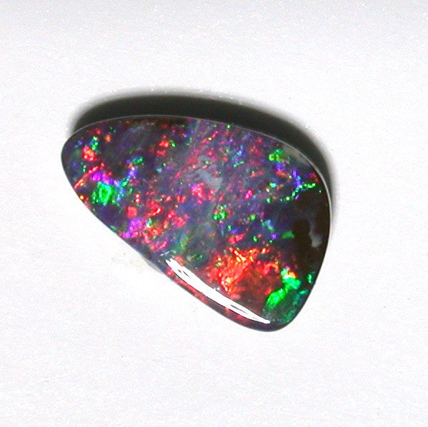 Red Multi coloured solid boulder opal