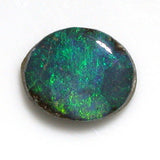 Quilpie solid boulder opal, green