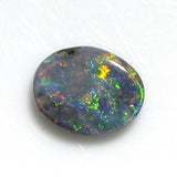 Green and pink solid boulder opal