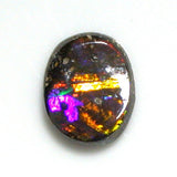 Gold multi-coloured solid boulder opal