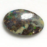 Green and blue solid boulder opal from quilpie