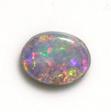 Bright pink multi-coloured solid boulder opal from quilpie