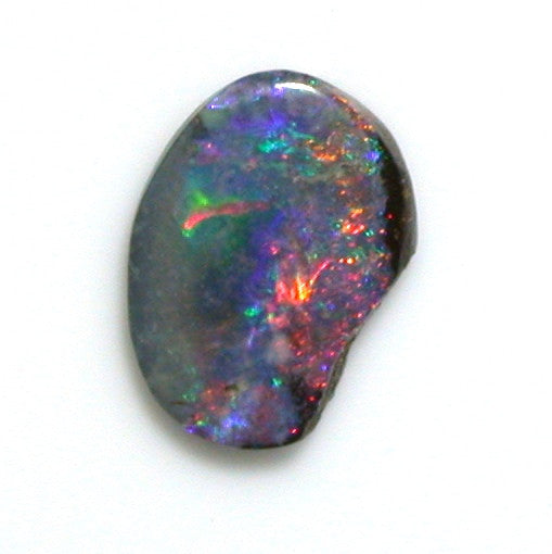 Pink and green solid boulder opal from quilpie