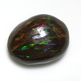 Bright green orange boulder matrix opal