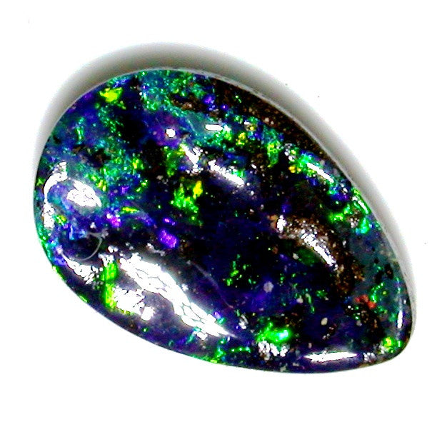 Green , green solid boulder opal