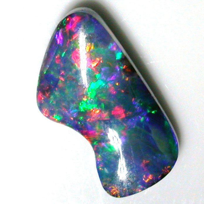Hot Pink Multi Coloured solid boulder opal