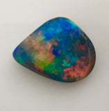 Red Blue Multi ColouredGem solid boulder opal