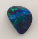 Green Blue  solid boulder opal