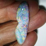 Pink, Green, Gold and Blue Solid Boulder Opal