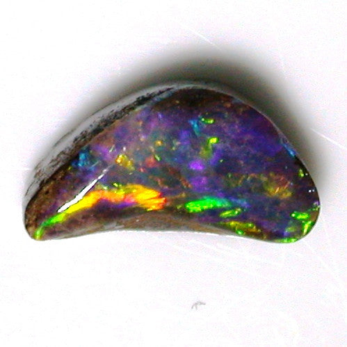 Green and Orange solid boulder opal