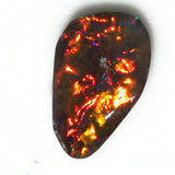 Burnt Orange solid boulder opal