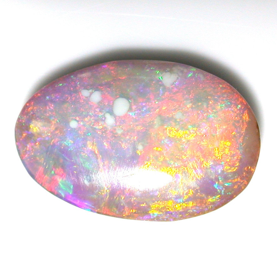 Gold, Orange and Pink solid boulder opal