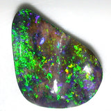 Very Bright Green and Blue solid boulder opal