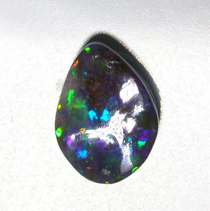 Green, Gold and Blue solid boulder opal