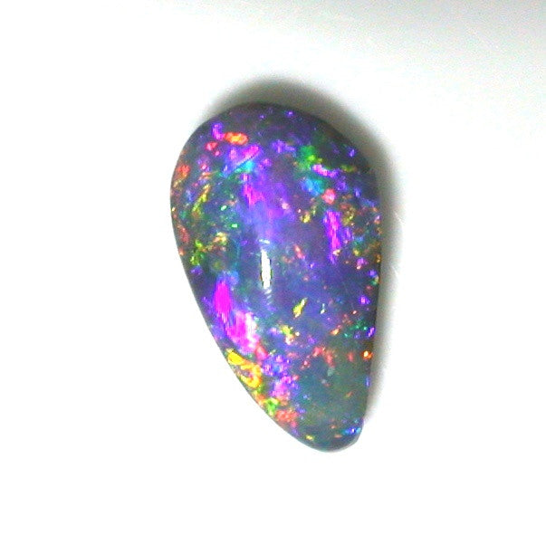 Green Multi- Coloured Solid Boulder Opal