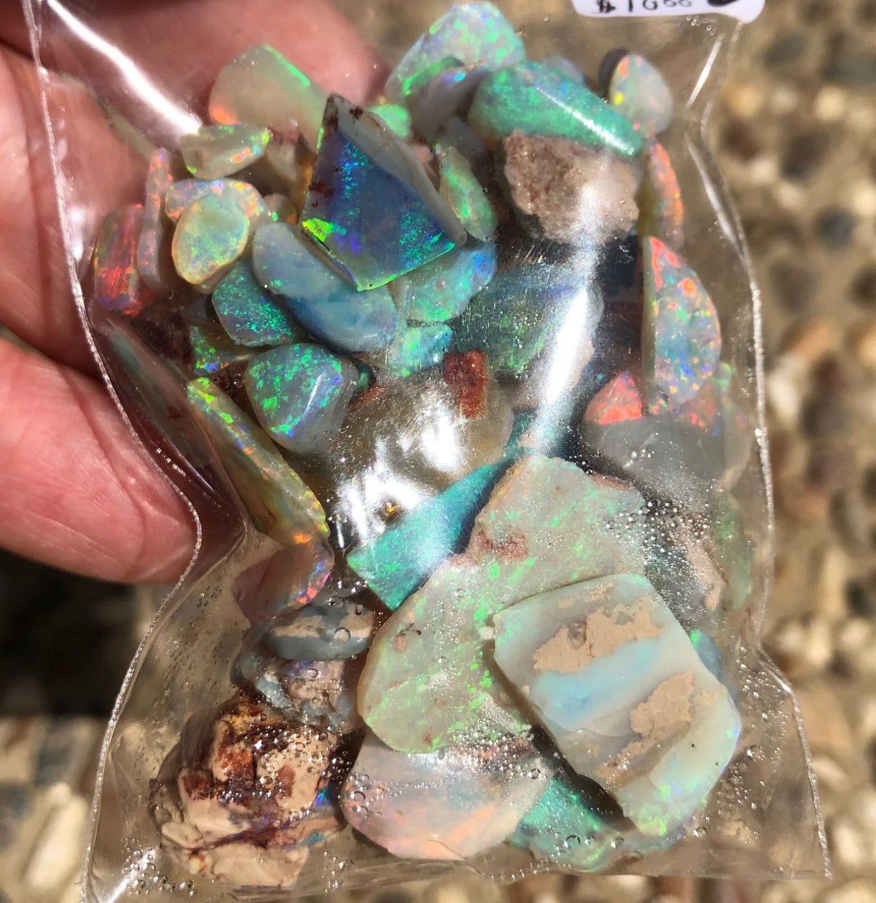 Rough Opal and rubs from Lightning Ridge