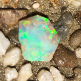 Rubbed Crystal Opal  from Lightning Ridge