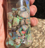Bright  Opal rubs from Lightning Ridge