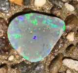 Rubbed seam Opal  from Lightning Ridge