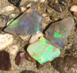 Rough Crystal and jelly  Opal  from Lightning Ridge