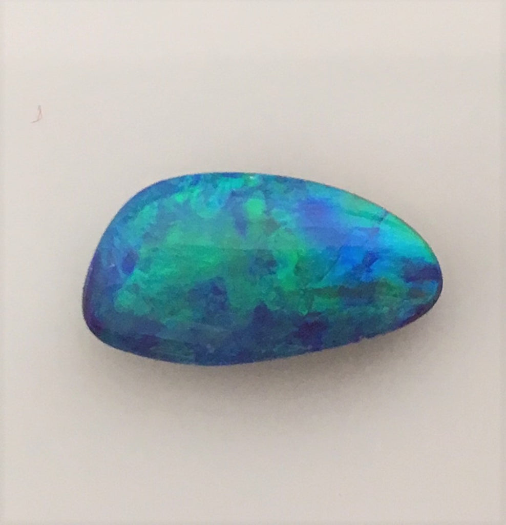 Green Blue Doublet Opal