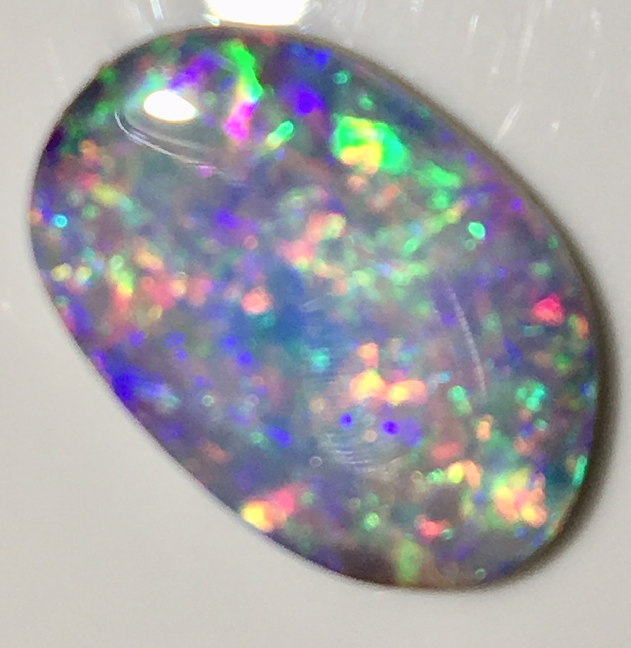Pink Multi Coloured Doublet Opal
