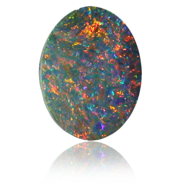 Orange Blue Multi Opal Stone