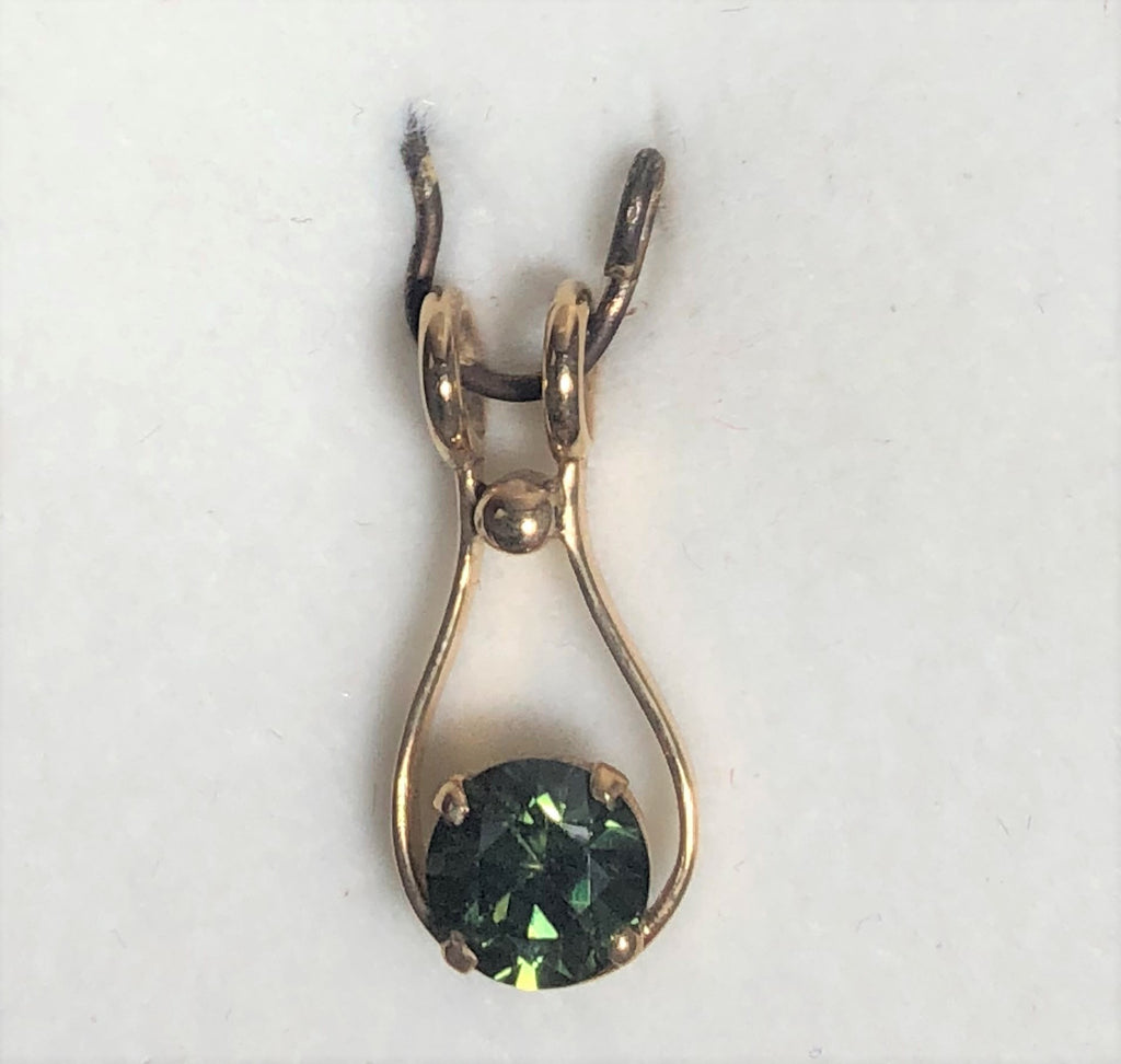 Green Australian Saphire Pendant