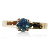 Light Blue Saphire Ring