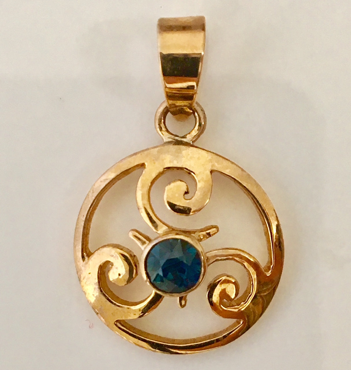 Blue Australian Saphire Pendant