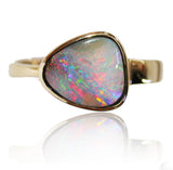 Pink Multi Colour Opal Ring