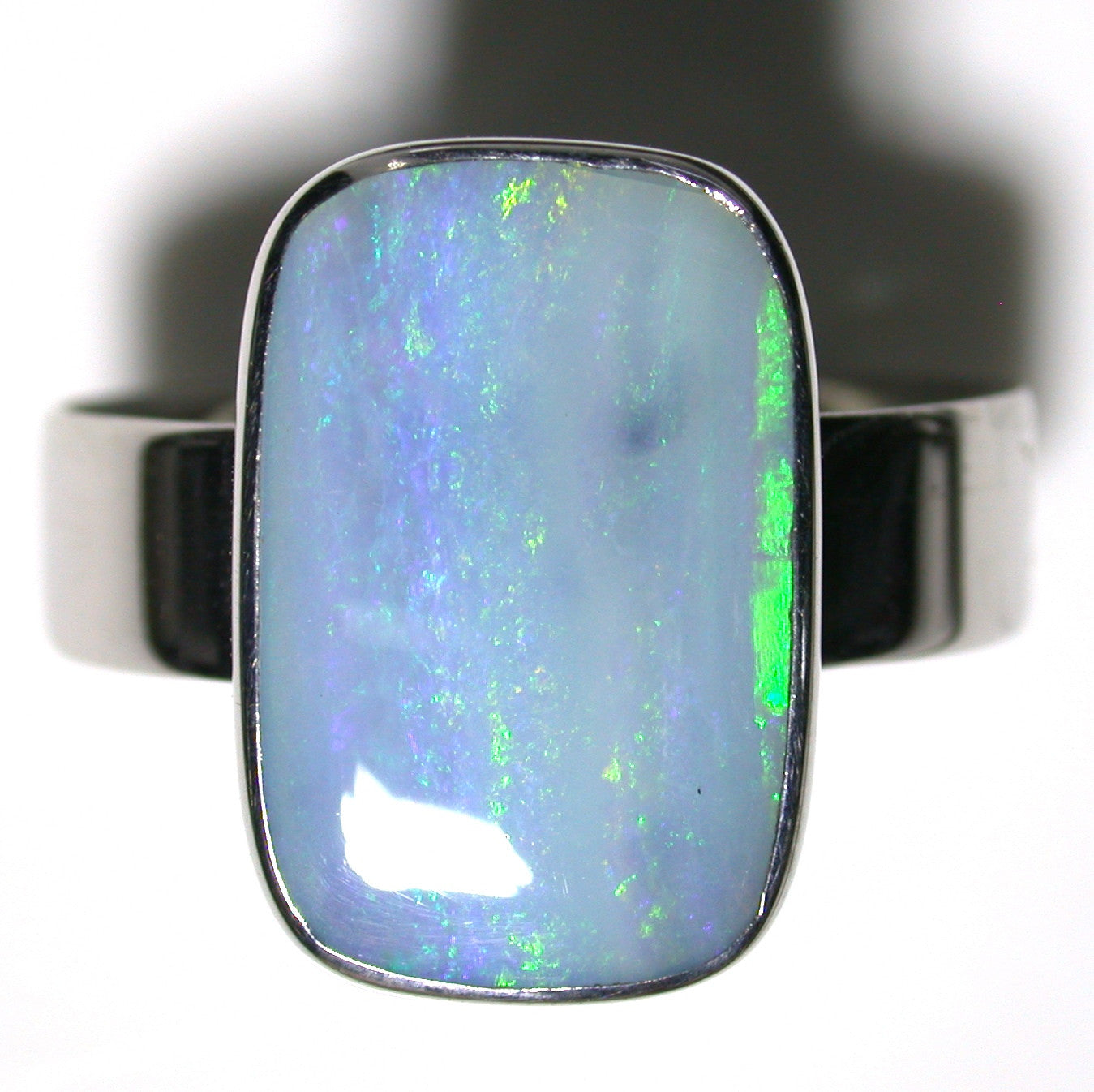 Green solid  boulder opal from Quilpie