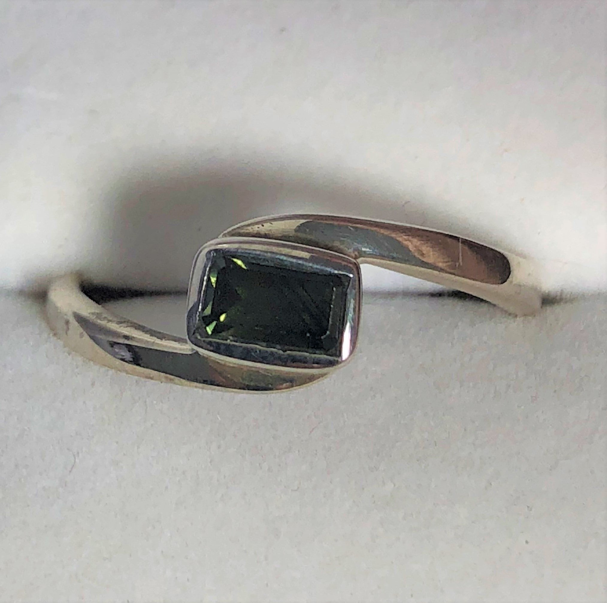 Australian Green Sapphire Ring