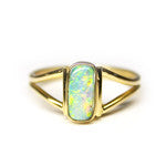 18K Boulder Crystal Opal